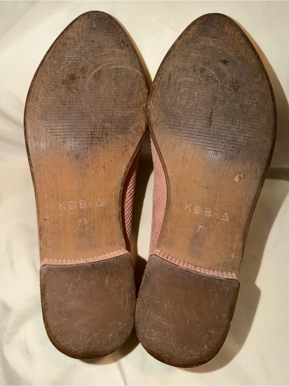 Kelsi Dagger Blush Pink Arbor Corduroy Slip-On Loafers